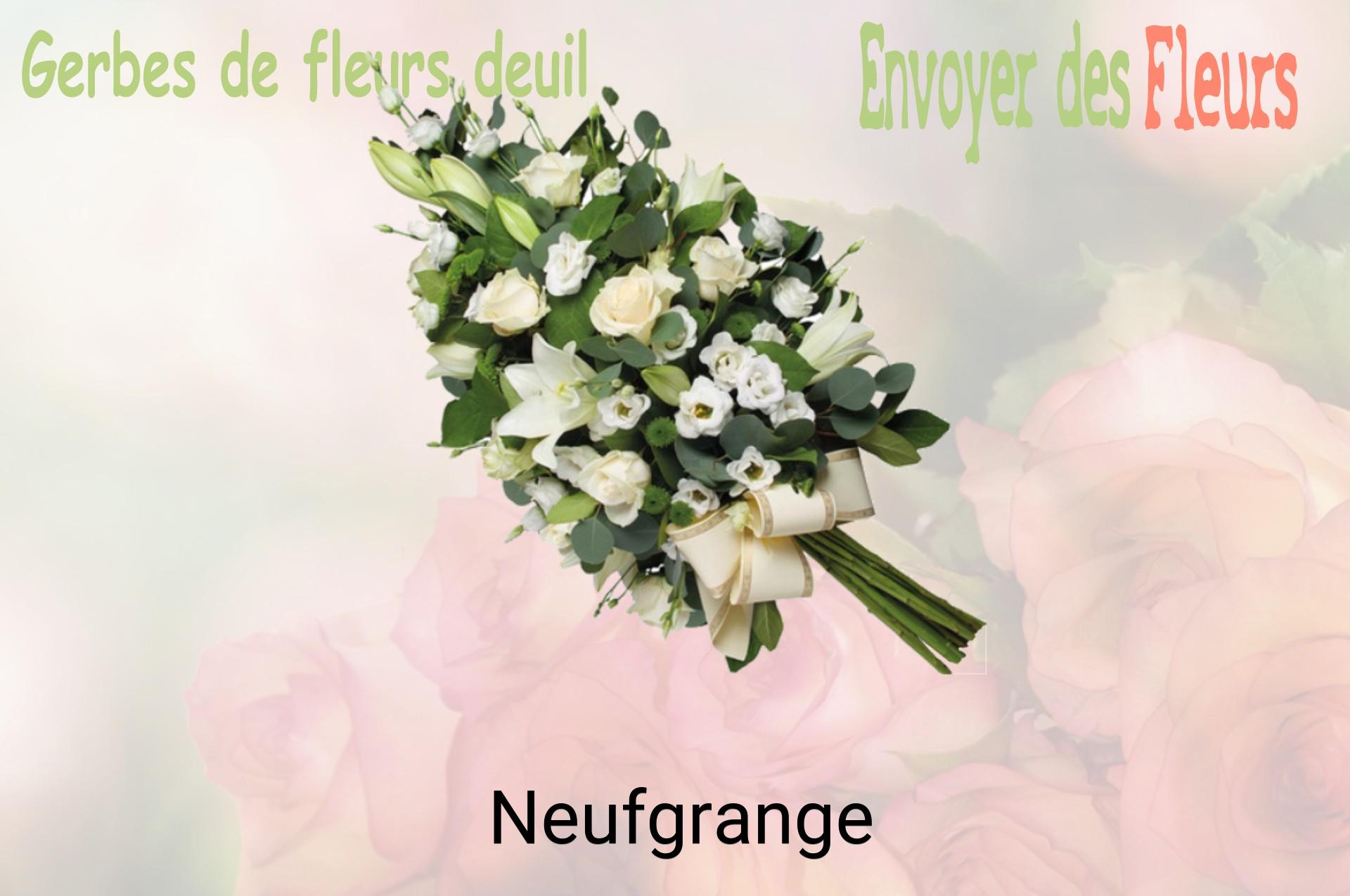 Gerbe de fleurs de deuil livrée à Neufgrange